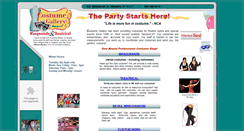 Desktop Screenshot of costumegallery-newport.com